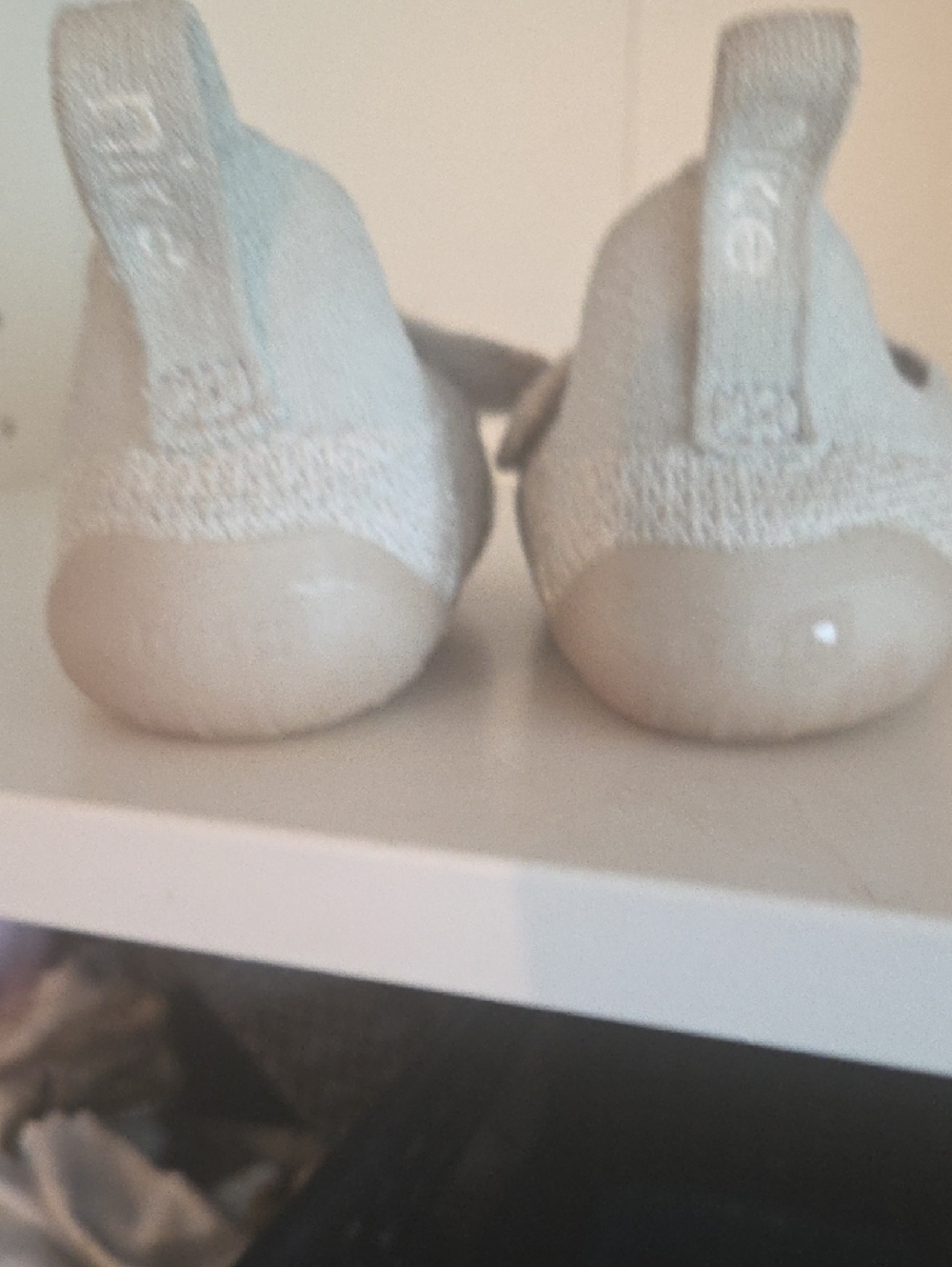 ✨️Nike Silver Knit Baby Walker Shoes with Hook Strap - Picture 4 of 4